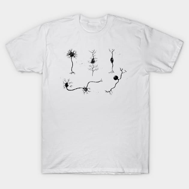 Neuron cells T-Shirt by erzebeth